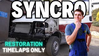 VW T4 Syncro from 🤢 to 😎 Timelaps [upl. by Llenyt891]