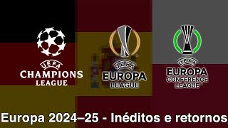 EUROPA 202425 INÉDITOS E RETORNOS [upl. by Armin132]