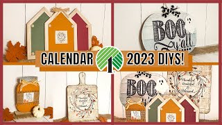 DOLLAR TREE 2023 CALENDAR CRAFTS  DOLLAR TREE CALENDAR DIYS  BUDGET FRIENDLY [upl. by Blynn]