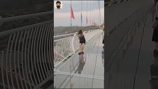 Chinas dangerous glass bridge facts shorts [upl. by Nerine]