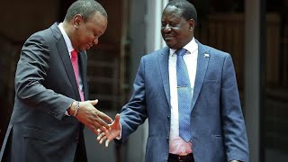 President Kenyatta endorses Raila Odinga in upcoming presidential election [upl. by Aisilef]