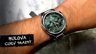 Review on the Wrist Bulova Curv Chronograph 96A297 [upl. by Proudfoot]