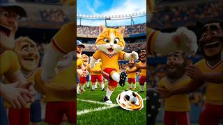 Cat football gameyoutubeshorts catshorts cat [upl. by Akiehsat]