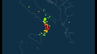 Terremoto ML 30 a Cellara Cosenza del 28 ottobre 2024 alle ore 115148  GlobalQuake [upl. by Alasteir]