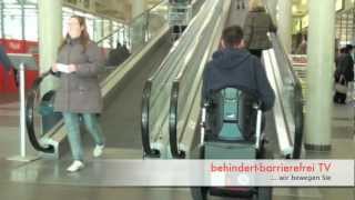 Rollstuhl Segway Laufband Rollband statt Treppe [upl. by Naujtna78]