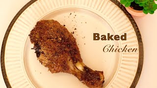 NO OIL  Baked Chicken Drumsticks  HEALTHY recipe  Breadcrumbs Chicken  Baked Chicken legs [upl. by Temhem]