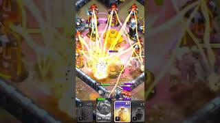 Witch Golem vs 8 Multi Inferno  Clash of clans  clashofclans coc supercell [upl. by Dorice]