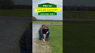 PRO TIP  Lawn Edging  Part 1 [upl. by Louie]