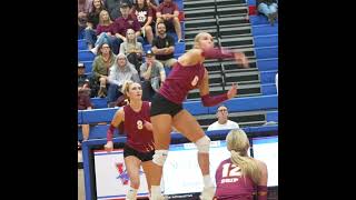 🏐Christa Wilburn class of 2026 finishes it  Dripping Springs Volleyball [upl. by Ly]