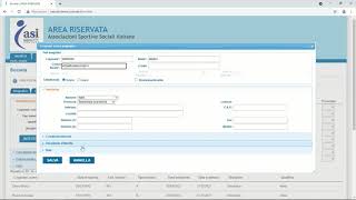 VIDEO TUTORIAL RICERCA NOMINATIVI PER TESSERAMENTO ASI NAZIONALE V 1 1070 [upl. by Sivam]