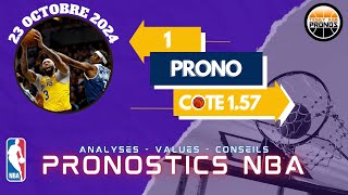 PRONOSTIC NBA 23 Octobre 2024 [upl. by Lowson]