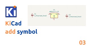 kicad  add symbol [upl. by Neelahtak102]