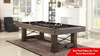 ✅ Top 5 Best Pool Tables Reviews for Your Home Game Room [upl. by Oiracam207]