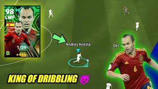 NEW 99 RATED ANDRES INIESTA IS TOO SMOOTH😍 •eFootball [upl. by Nagorb226]