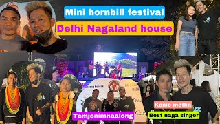 Mini hornbill fastival at nagaland house delhibest band TemjenImnaAlong2023 ​⁠Alemjamir [upl. by Sirromal]