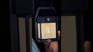 Mini vlog  New sensor light solar light technology [upl. by Doughman]