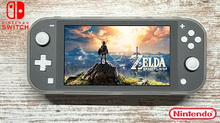 The Legend of Zelda Breath of the Wild Nintendo Switch Lite Gameplay [upl. by Anallese]