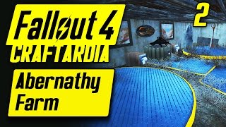 Fallout 4 Abernathy Farm Settlement 2  Base Building Timelapse  Fallout 4 Settlement Building [upl. by Lindley37]