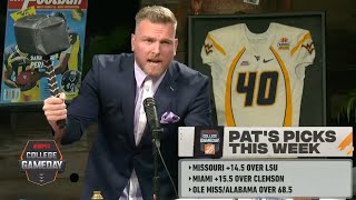 Pat McAfees Week 6 picks  College GameDay [upl. by Enner]