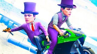 2 GEISTESKRANKE YouTuber auf einem GTA Online Motorrad [upl. by Ymmit809]