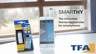 The innovative thermohygrometer SMARTHY for Smartphones from TFA [upl. by Aitnas]