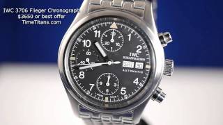 IWC Flieger Chronograph 3706 [upl. by Aron]