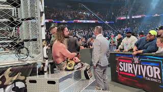 Seth Rollins is Pissed Off now that CM Punk is back to WWE WWE wrestling sethrollins cmpunk [upl. by Lancey]