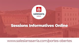 Sesiones informativas online  Salesians Sarrià  GS Administració i Finances [upl. by Raphael640]