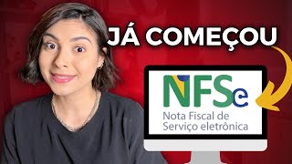 NOVA OBRIGAÇÃO DO MEI  Nota Fiscal de Serviços a partir de 01092023 entenda [upl. by Agnew45]