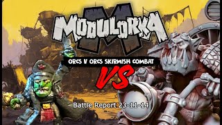 WARG vs Bikaz  Modulorka Battle Report 231114 [upl. by Kornher]