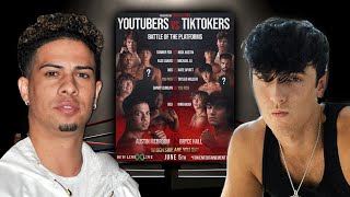 YouTubers vs Tiktokers Fight Predictions  Austin Mcbroom Bryce Hall Fight [upl. by Nahtahoj]