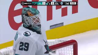 NHL Highlights  Sharks vs Utah  October 28 2024 [upl. by Aicirtan]