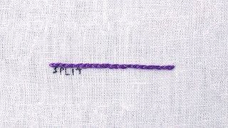 How to do a Split Stitch [upl. by Silvestro]