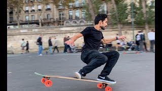 Longboard dancing freestyle  chill session in Paris [upl. by Peery]