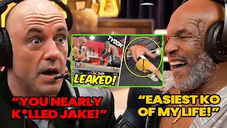 Joe Rogan and Mike Tyson clowned Jake Paul after He KO HIM IN SPARRINGnew footage fight 2024 [upl. by Schulze]