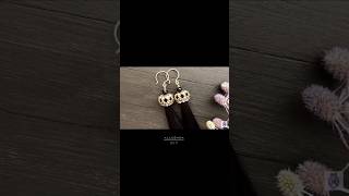 Beaded earrings 👆Link to tutorial short shortsvideo diy earrings tutorial music [upl. by Varuag]