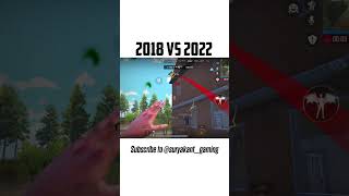 Whats the difference between 2018 and 2022 players of Bgmi 🤔  bgmi 34 new update  bgmi clutch [upl. by Eulalia]