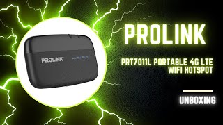 PROLiNK PRT7011L Portable 4G LTE WiFi Hotspot Unboxing [upl. by Amein]