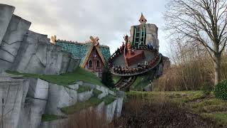 La Grande Vague at Plopsaland de Panne OffRide Footage  December 2023 4K60 No Copyright [upl. by Lielos59]