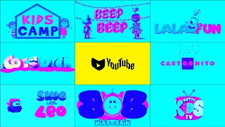 Best logo Compilation effects Kids camp beep beep lalafun YouTube  Bob the train logo Effects [upl. by Akiem]