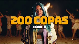 Karol G  200 Copas Letra [upl. by Bergman569]