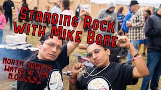 NoDAPL StandingRock Camp Site with Mike Bone [upl. by Oiramrej]