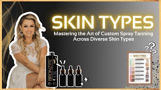 Skin Types Mastering the Art of Custom Spray Tanning Across Diverse Skin Types  SprayTanClasscom [upl. by Osswald]