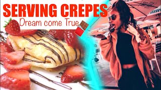 SERVING CREPES🍓LIFE UPDATE [upl. by Nylrats497]