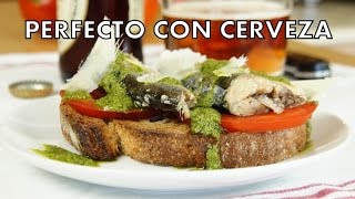 5 RECETAS SANAS CON PESTO DE ALBAHACA Y PERFECTO BOCADIOLLO PARA CERVEZA [upl. by Llessur444]