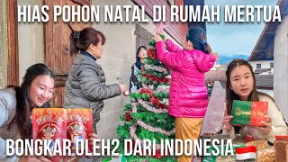 HIAS POHON NATAL BARENG KELUARGA amp BONGKAR OLEH2 DARI INDONESIA [upl. by Maroney]