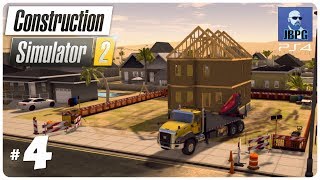 Construction Simulator 2 PS4  Episode 4 Completing The House Build [upl. by Aihsaei]