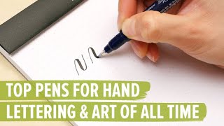 Top Pens For Hand Lettering amp Art Of All Time [upl. by Matthia]