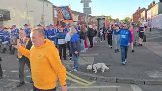 Whiterock Flute Band Shankill Arch Dedication Shankill June 2024 Wee Spot in Europe [upl. by Eiramanel]