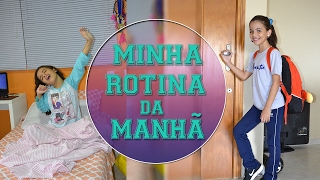 MINHA ROTINA DA MANHÃ DE VOLTA ÀS AULAS [upl. by Hsur]